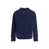 Max Mara Blue Cotton Sweatshirt